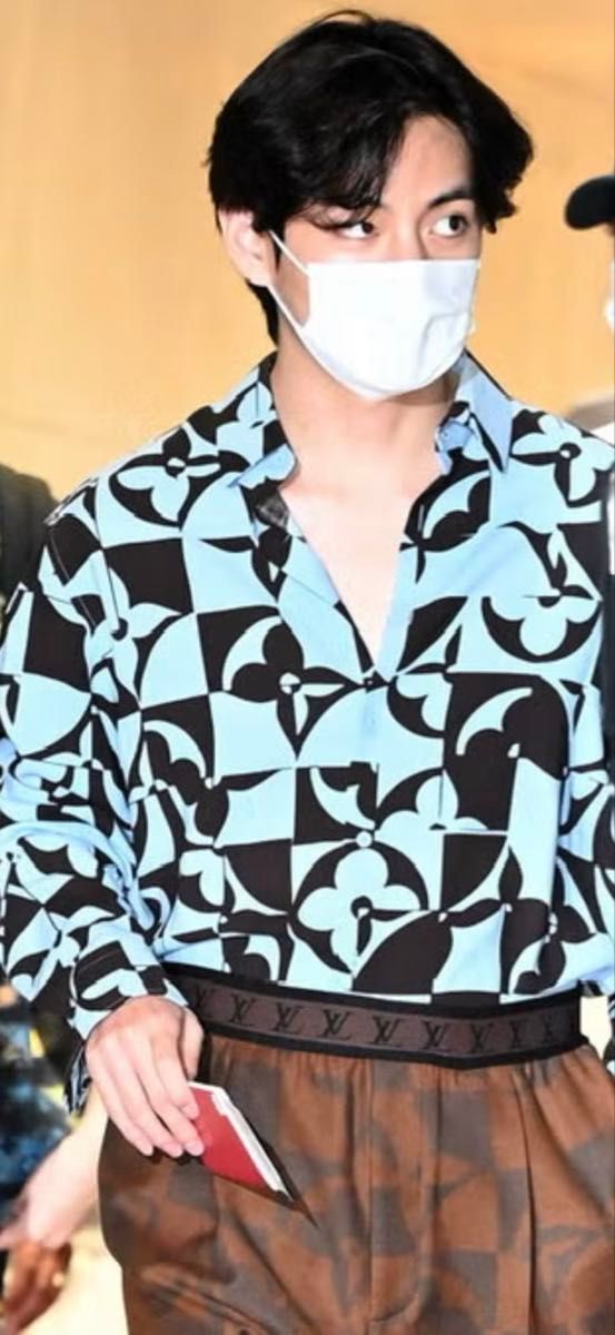 LV风格 满印衬衫 BTS 泰泰