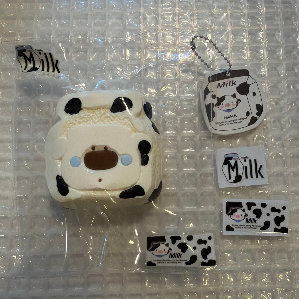 hahajing Hahajin cow-pattern milk squeeze toy
