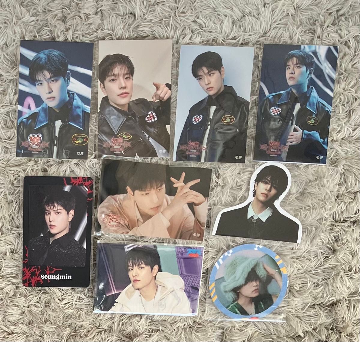 Straykids skiz FC lottery sticker Seung Min Seung Min set