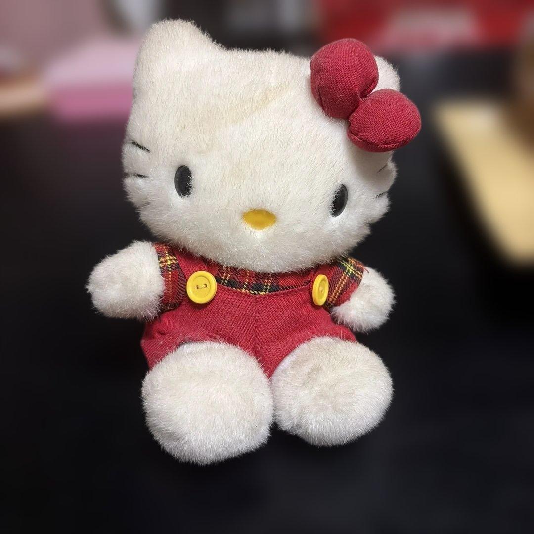 Hello kitty毛绒玩具检查柄salopet
