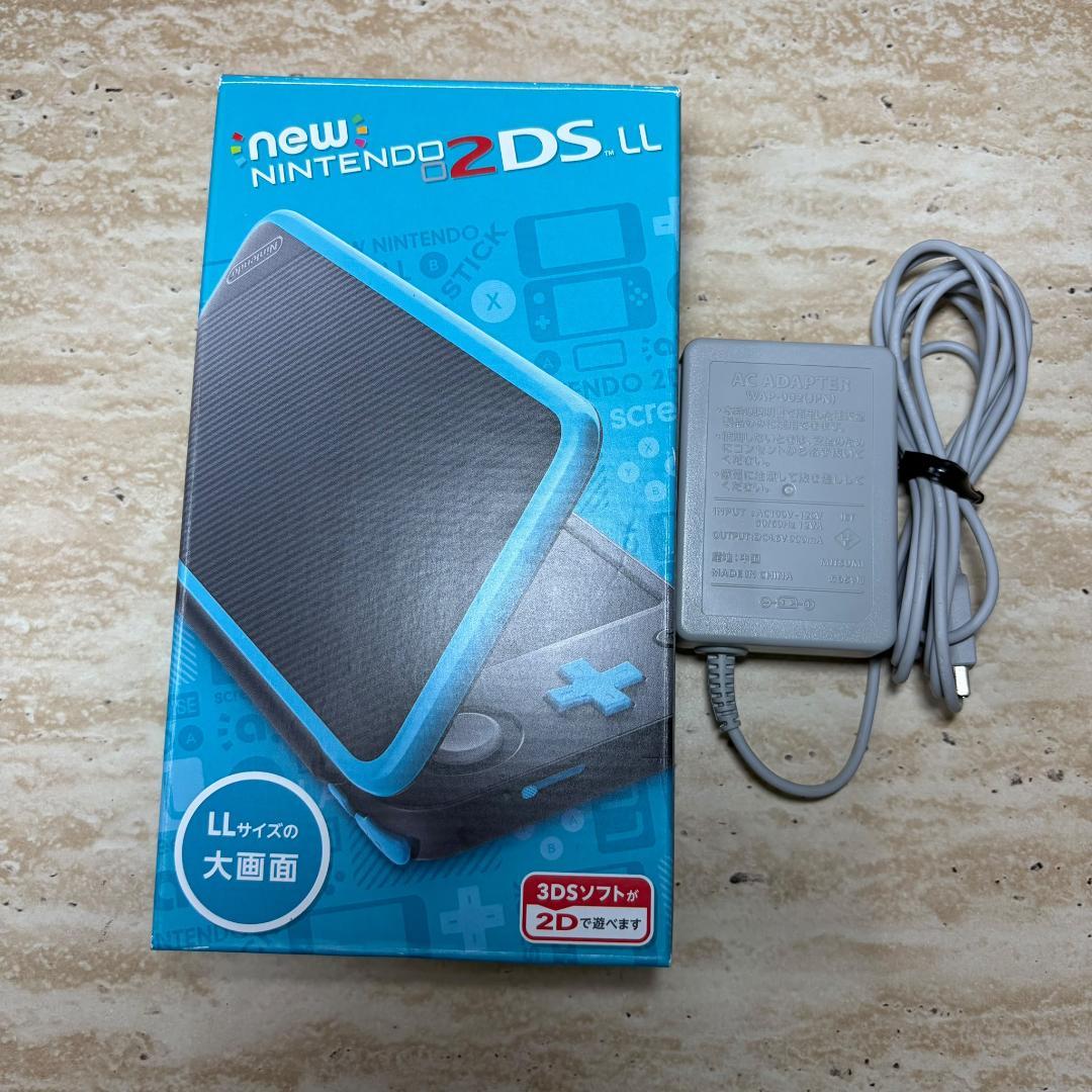 New Nintendo 2DS LL 黑色×绿松石 8828