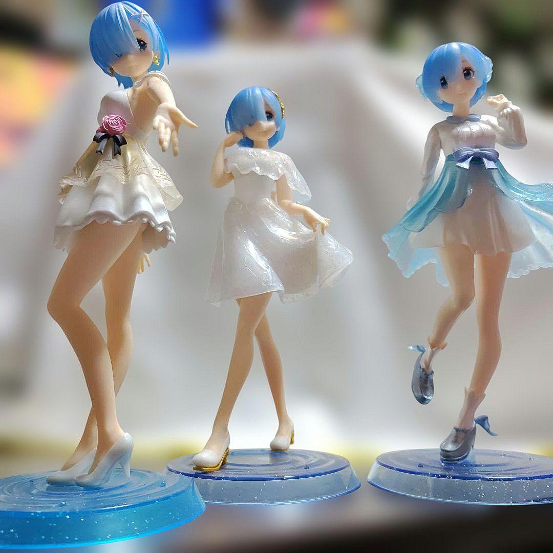 Re:Zero - Starting Life in Another World Rem Figure 3-Piece Set