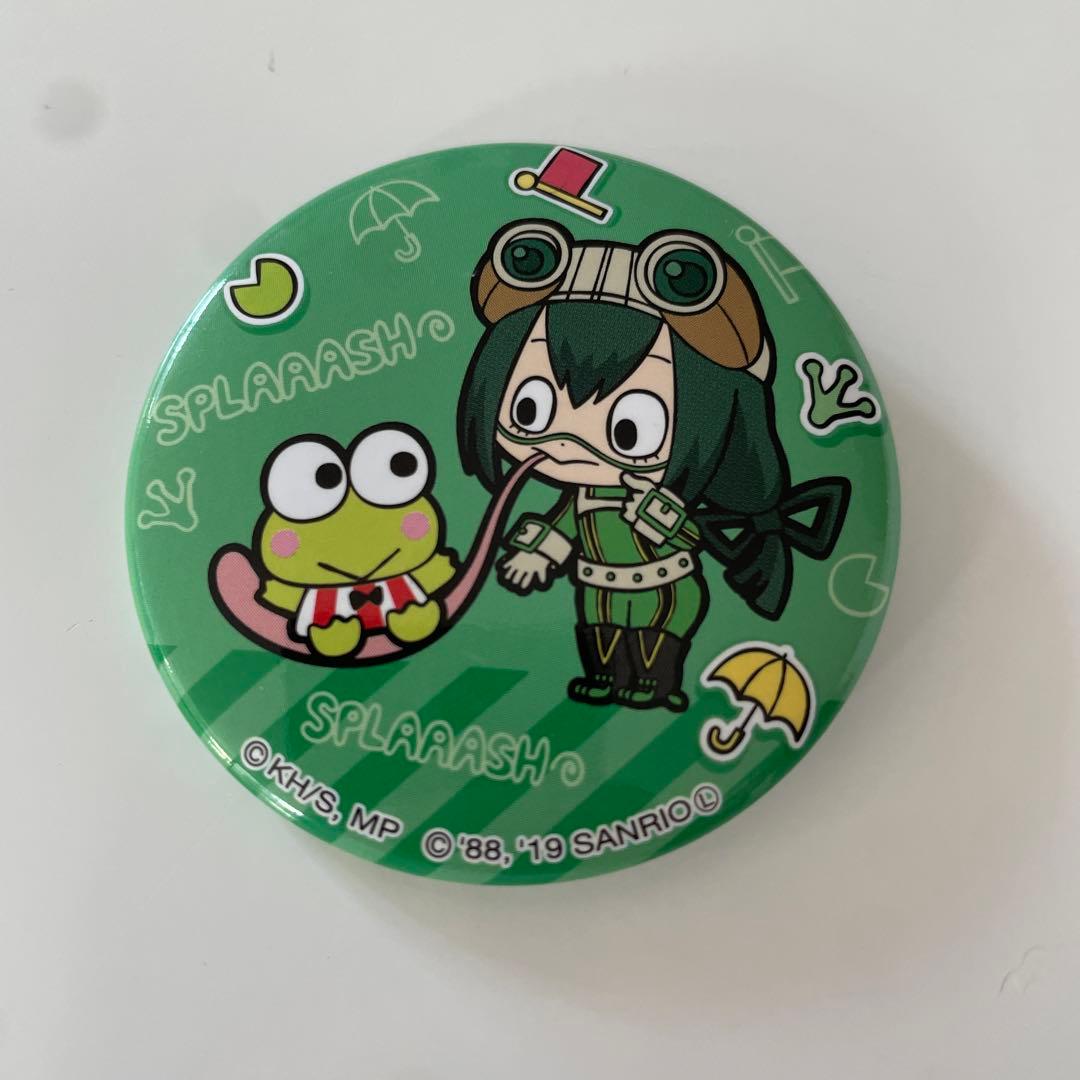 My Hero Academia Sanrio Can Badge Tsuyukeroppi Tokyu Hands
