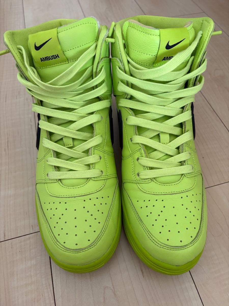 NIKE AMBUSH DUNK HIGH FLASH LIME耐克anbush DUNK HIGH FLASH LIME
