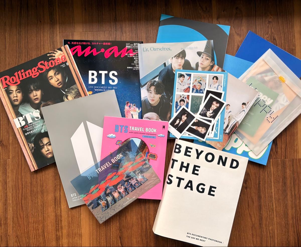 BTS 防弾 グッズ まとめ売り 写真集 雑誌 FC会報 書籍 JIN レア オフィシャルファンクラブ 購入品