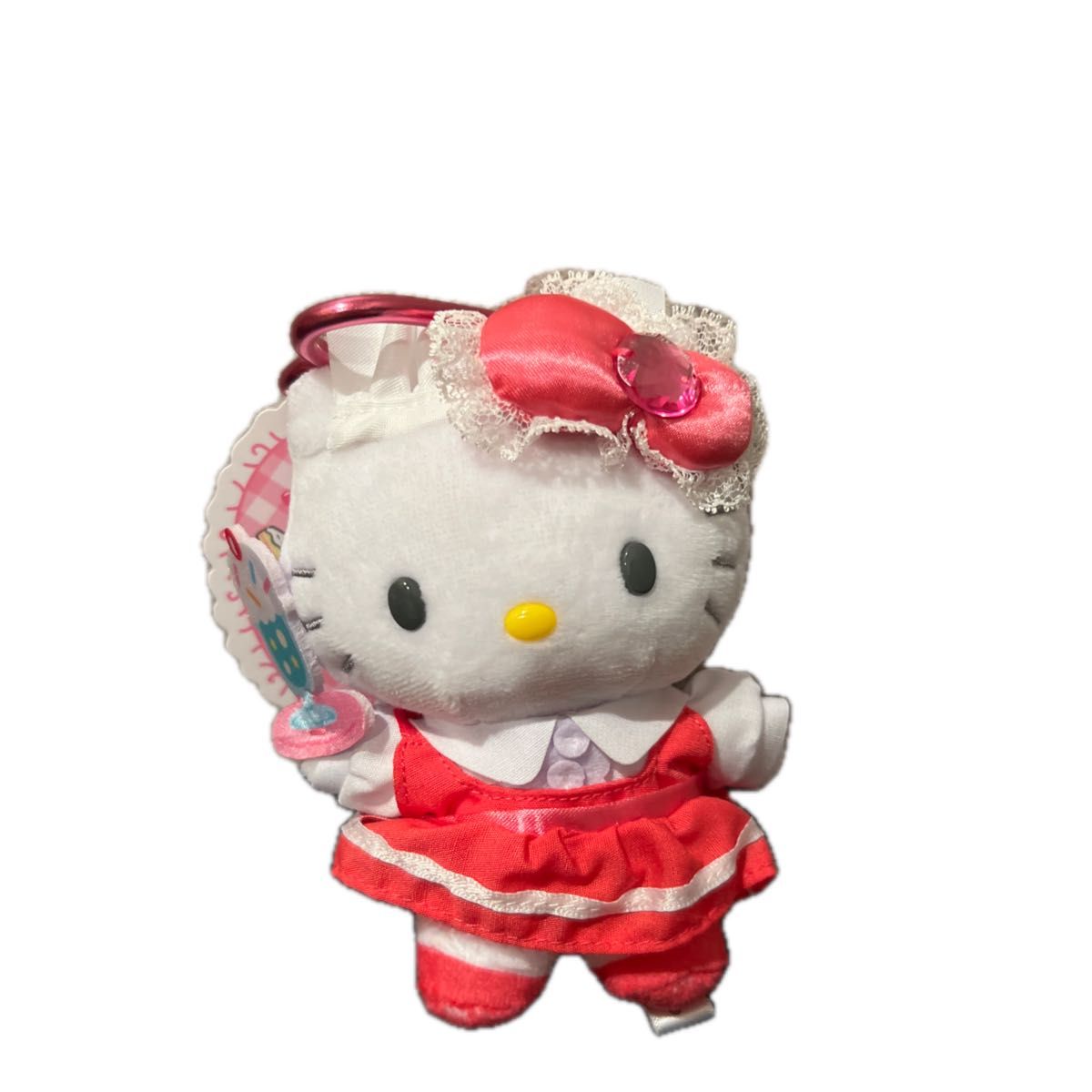 超稀有 Hello Kitty 侍女款 粉色毛绒玩具 吸盘挂件