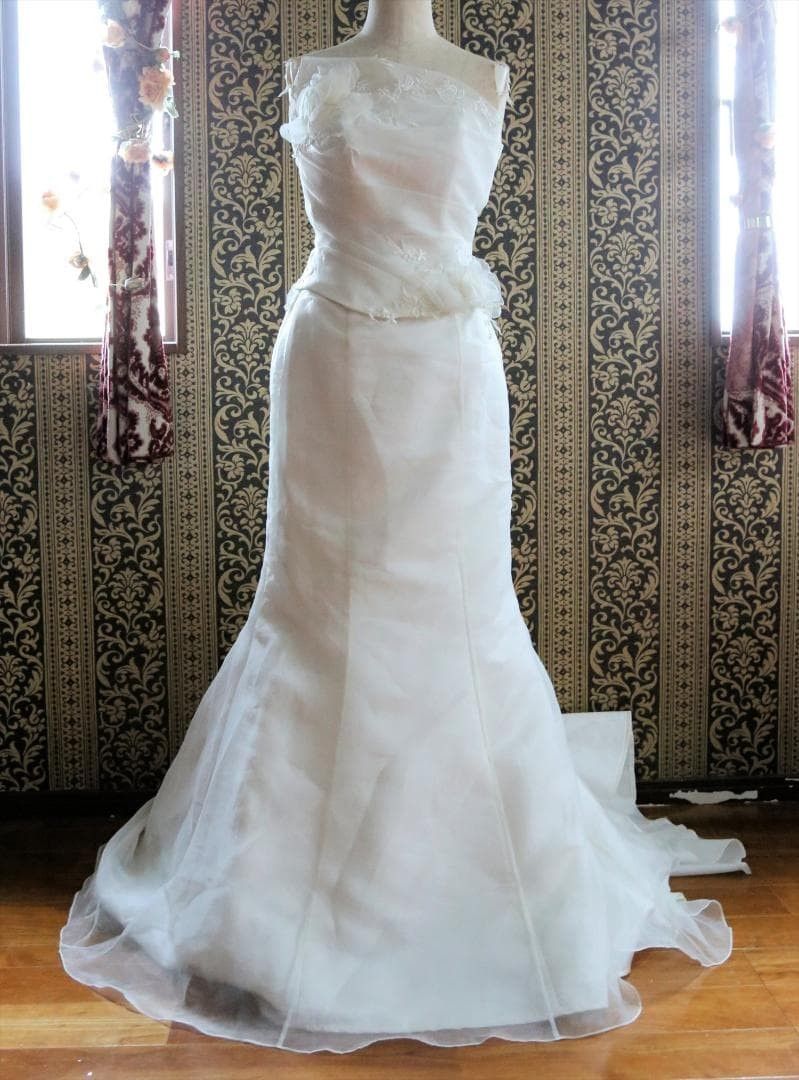 339高雅的美人鱼线高级婚纱9号M尺寸