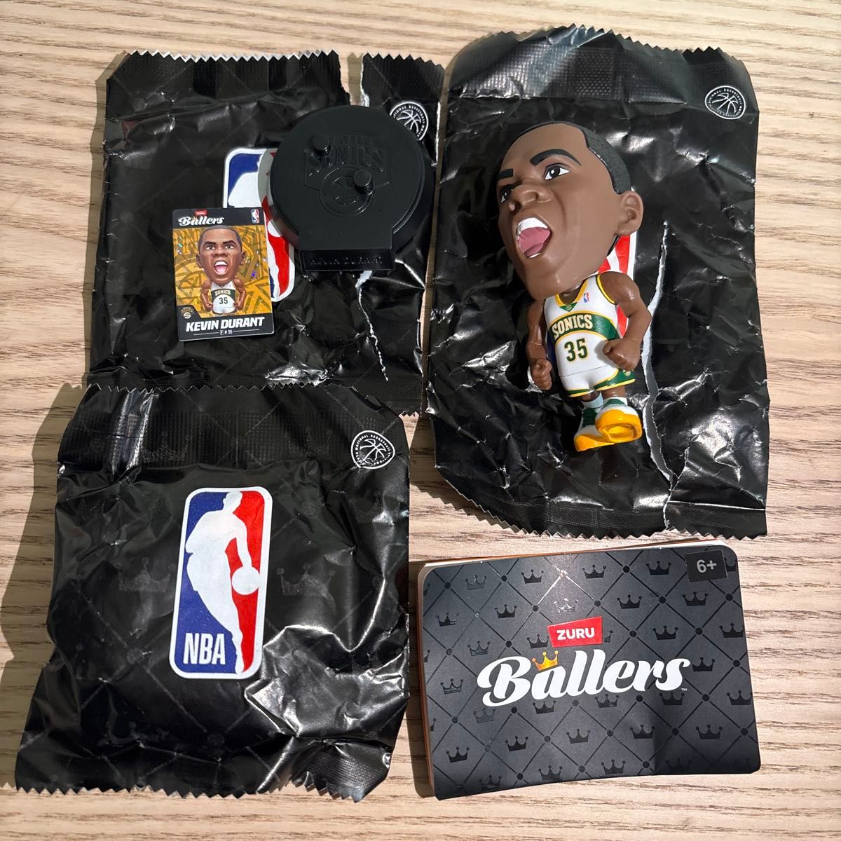 【稀有】ZURU NBA Ballers系列3 凯文·杜兰特 人偶 超音速队 35