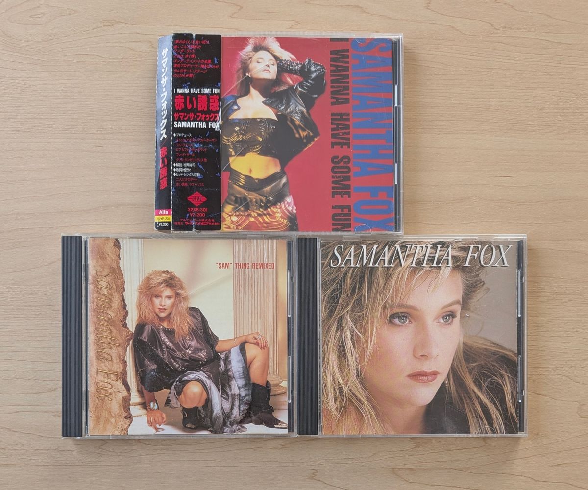 サマンサ・フォックス CD 3枚セット I WANNA HAVE SOME FUN 他