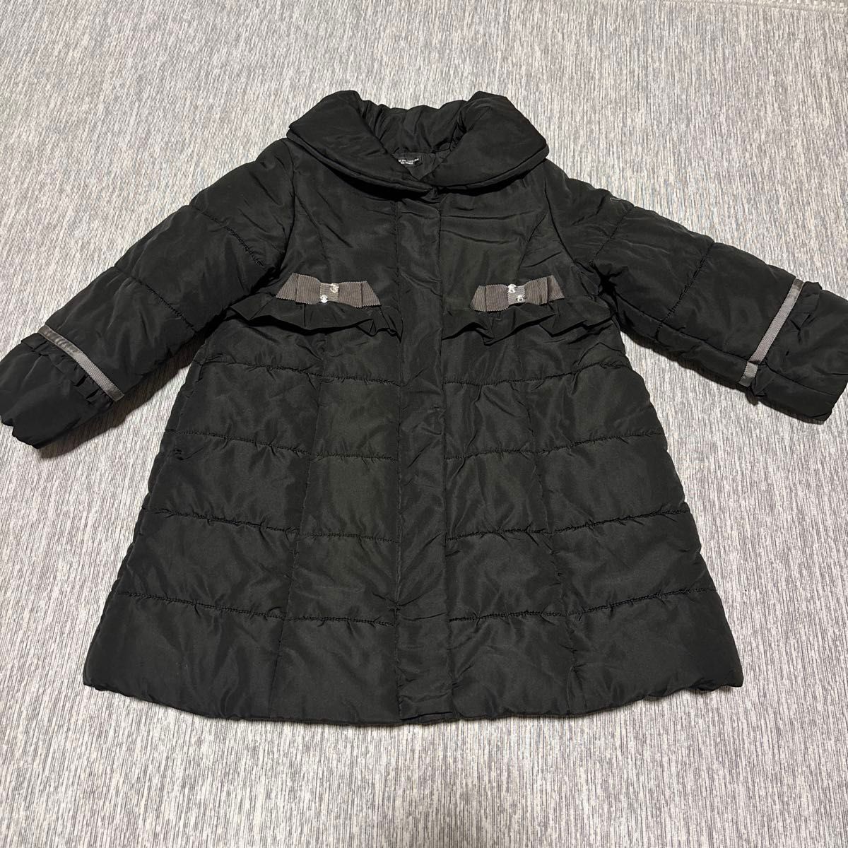 BEBE コート ブラック リボン 130cm