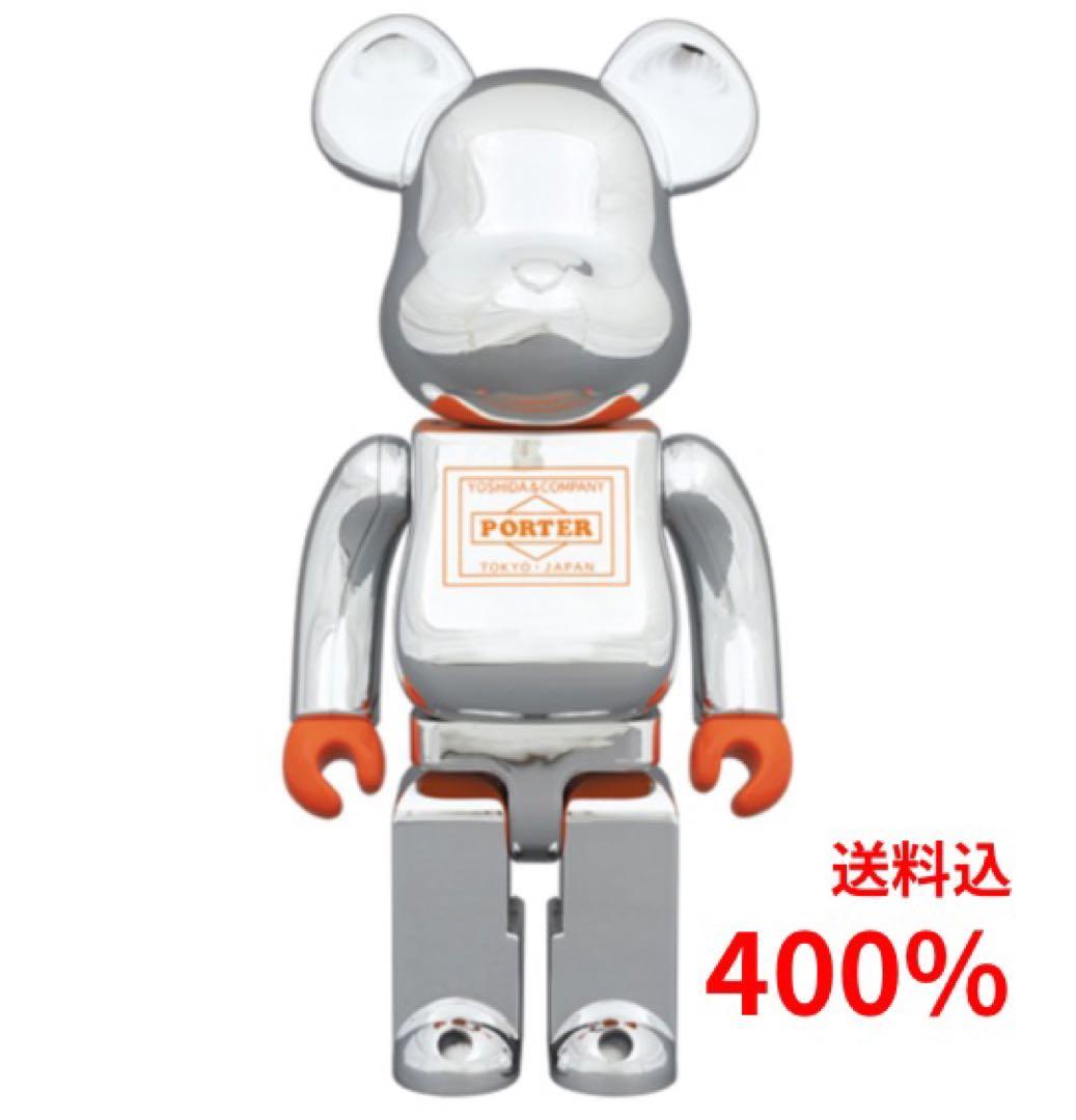 Bearbrick PORTER 镀银 400%