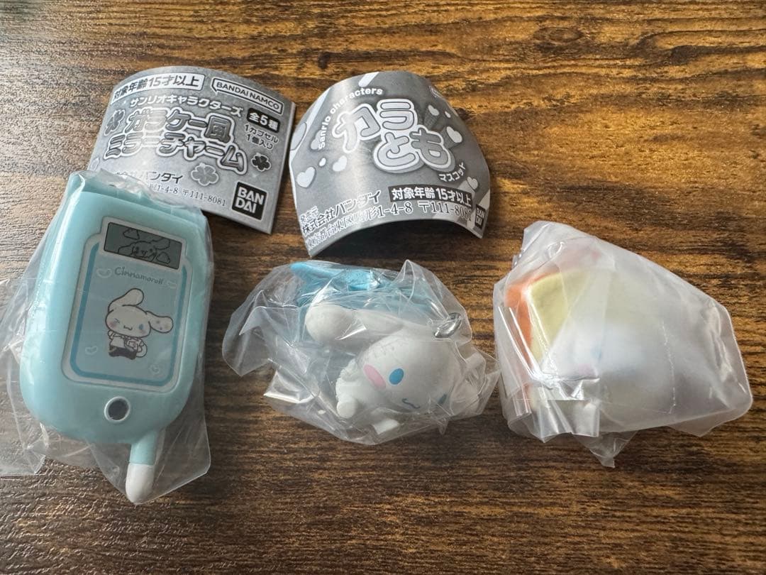 Feature Phone–Style Mirror Charm, Colorful Mascot, Shokupan-zu, Cinnamoroll