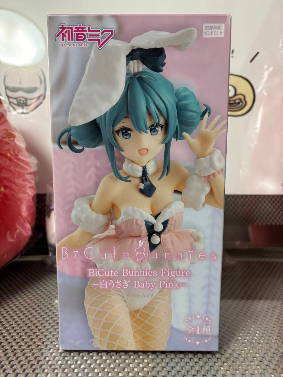 未开封/初音未来 白兔ver.(包装盒有变形)