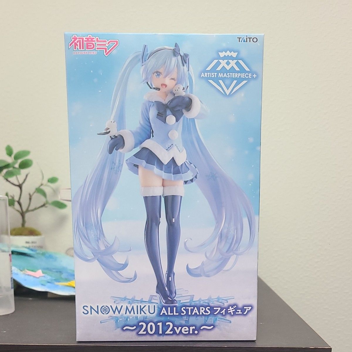 全新未拆封，纸箱发货、 SNOW MIKU ALL STARS 手办 AMP 初音未来 雪未来 Taito