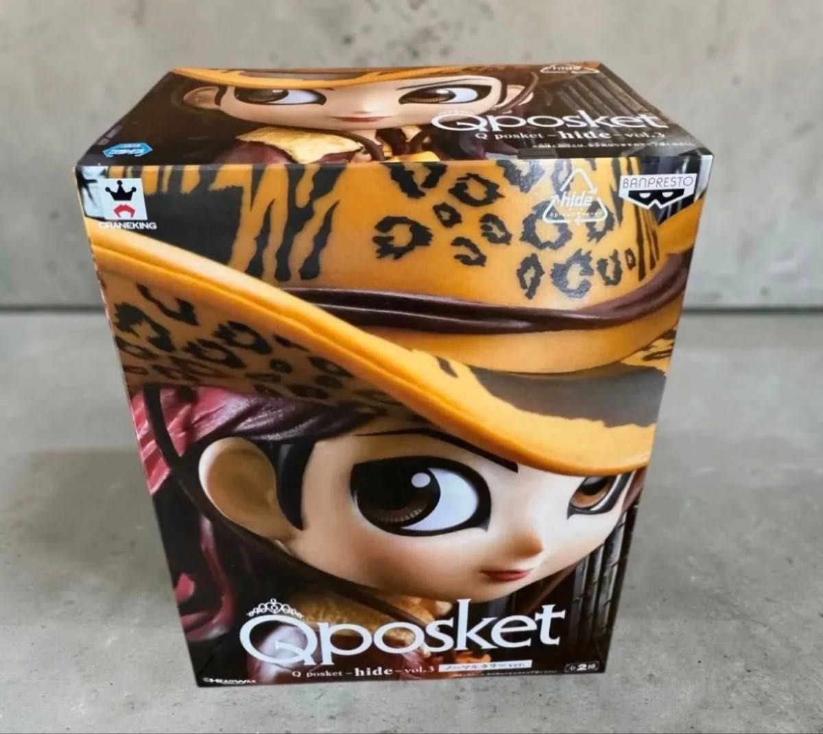 Q posket hide vol.3 普通颜色版 手办 2个套装
