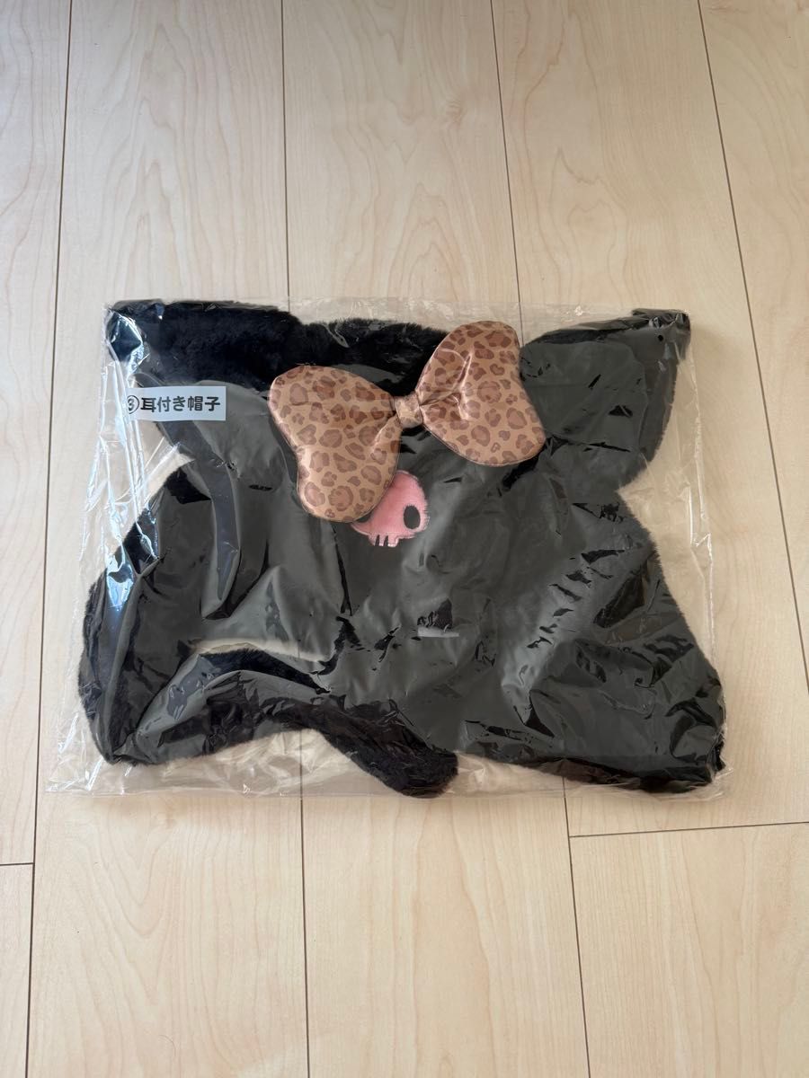 Sanrio Chococat Prize Ticket 3 Eared Hat Leopard Print Ribbon