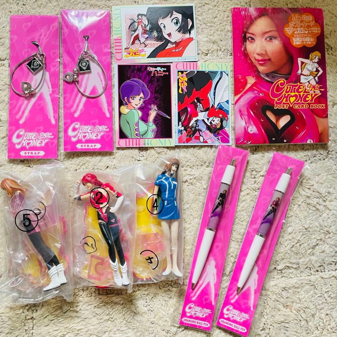 Cutey Honey Super Movie Figure Postcard Set
