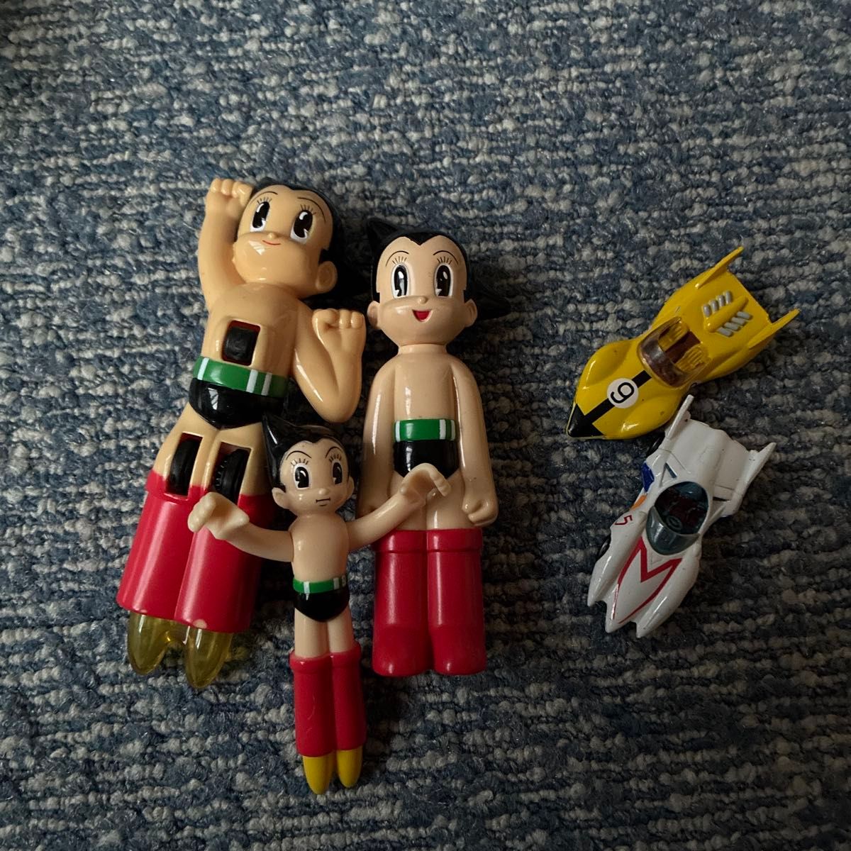 3 Astro Boy Figures Mach GoGoGo Mini Car 2 Sets