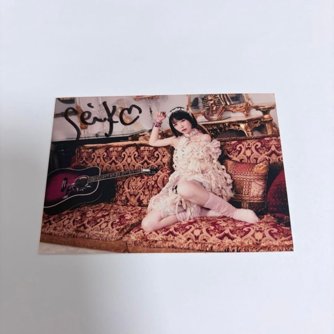 大森靖子 半尺寸照片卡 亲笔签名 赠品 照片 巡演 周边