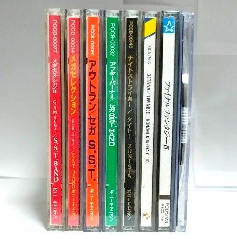 【街机游戏/原声带当年物】复古游戏 原声带 CD 8张套装 ( S.S.T.BAND / ZUNTATA 其他)
