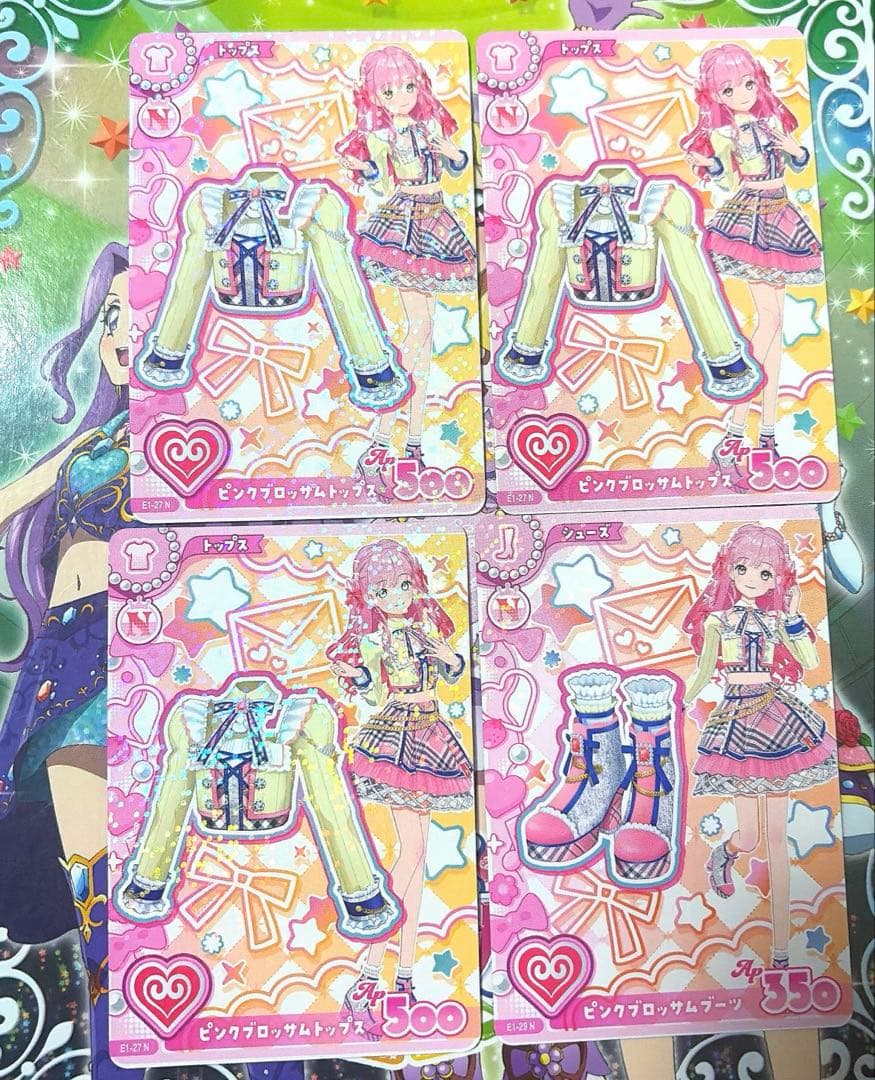 偶像活动 重聚 姬乃美绘 粉樱套装 4件组