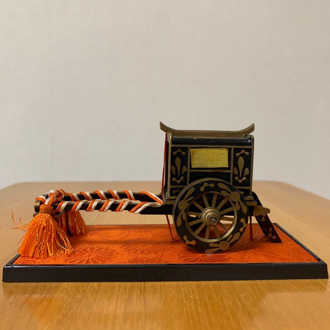 Yoshitoku Daikou Special Selection Hina Doll Accessories Mikoshi Carriage with Display Stand, Showa Era Retro 1970s Item