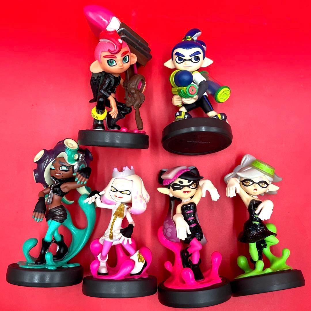 [Verified Working & Reset] Splatoon amiibo 6-Pack Set - Shio Colors and Others