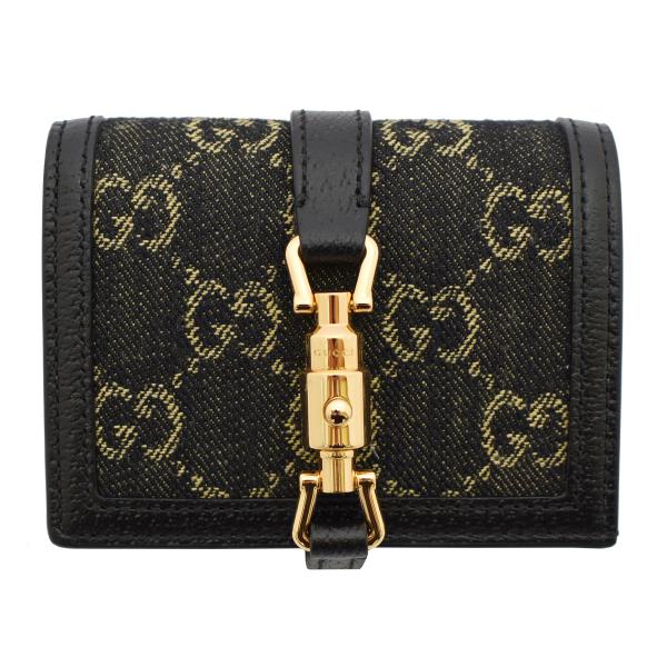 GUCCI钱包GUCCI双折钱包卡盒钱包女士JACKIE千斤顶1961 645536