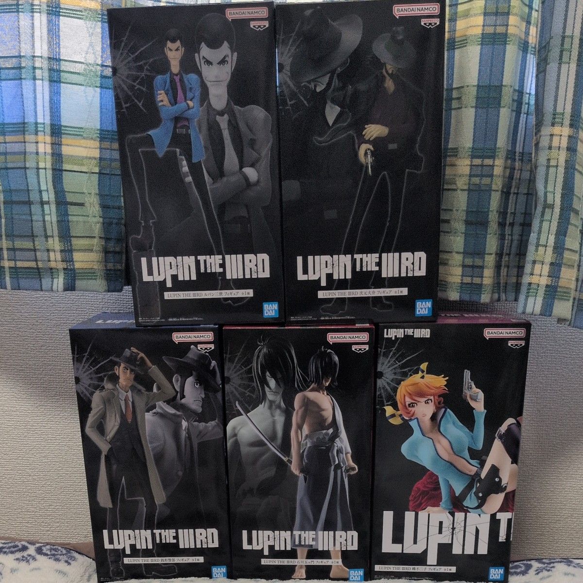 LUPIN THE IIIRD Figure 5-Piece Set: Lupin, Daisuke, Goemon, Fujiko, Zenigata