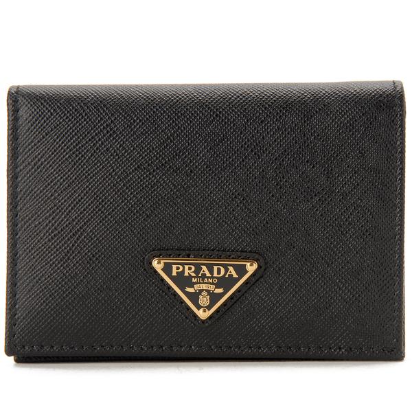 奖金商店Plus 限时特卖 PRADA 普拉达 二折钱包 女款 黑色 1MV021 QHH F0002 萨菲亚诺