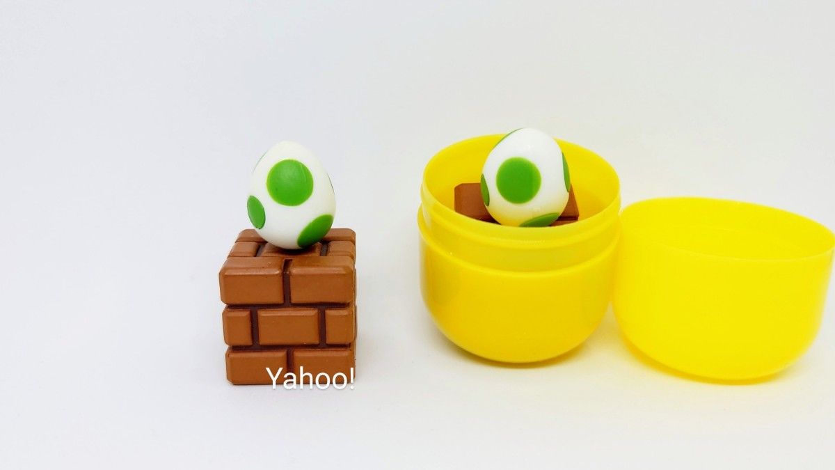 Choco Egg New Super Mario Bros. Wii Brick Block & Egg Green Yoshi chocolateegg