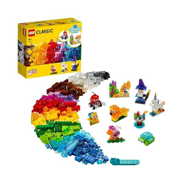 乐高 (LEGO) 经典创意零件 (带透明零件) 玩具玩具礼物生日块益智圣诞女孩男孩