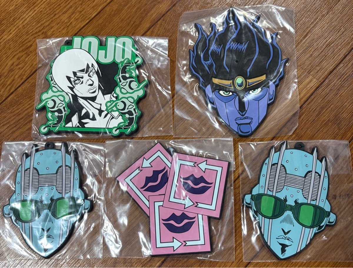 JOJO的奇妙冒险 石之海 一番赏 橡胶杯垫 5种套装 J