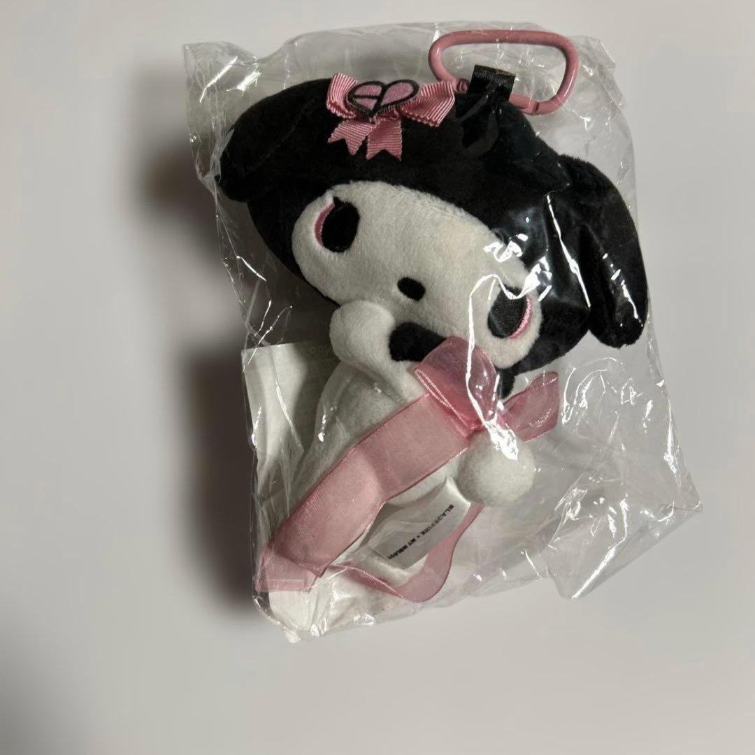 BLACKPINK x MY MELODY 毛绒吉祥物 黑粉