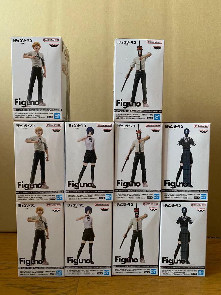 【未开封纸箱发货】剧场版 电锯人 蕾塞篇 Figuno 手办 10个套装