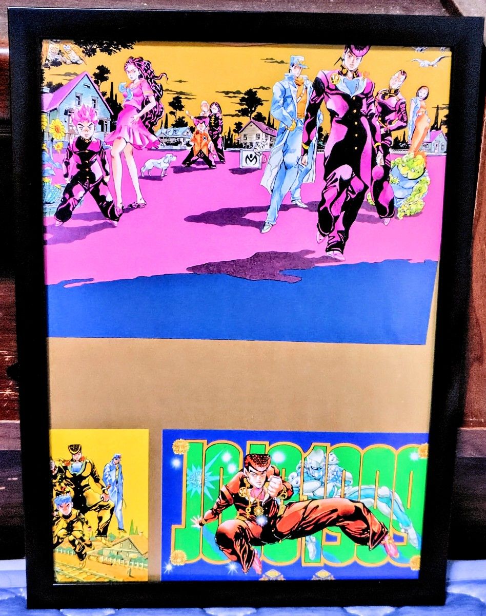 【406】jojo的奇妙冒险4部东方仗助 · 岸边露伴 · 空条承太郎【A4 · 双面海报 · 额附1张】