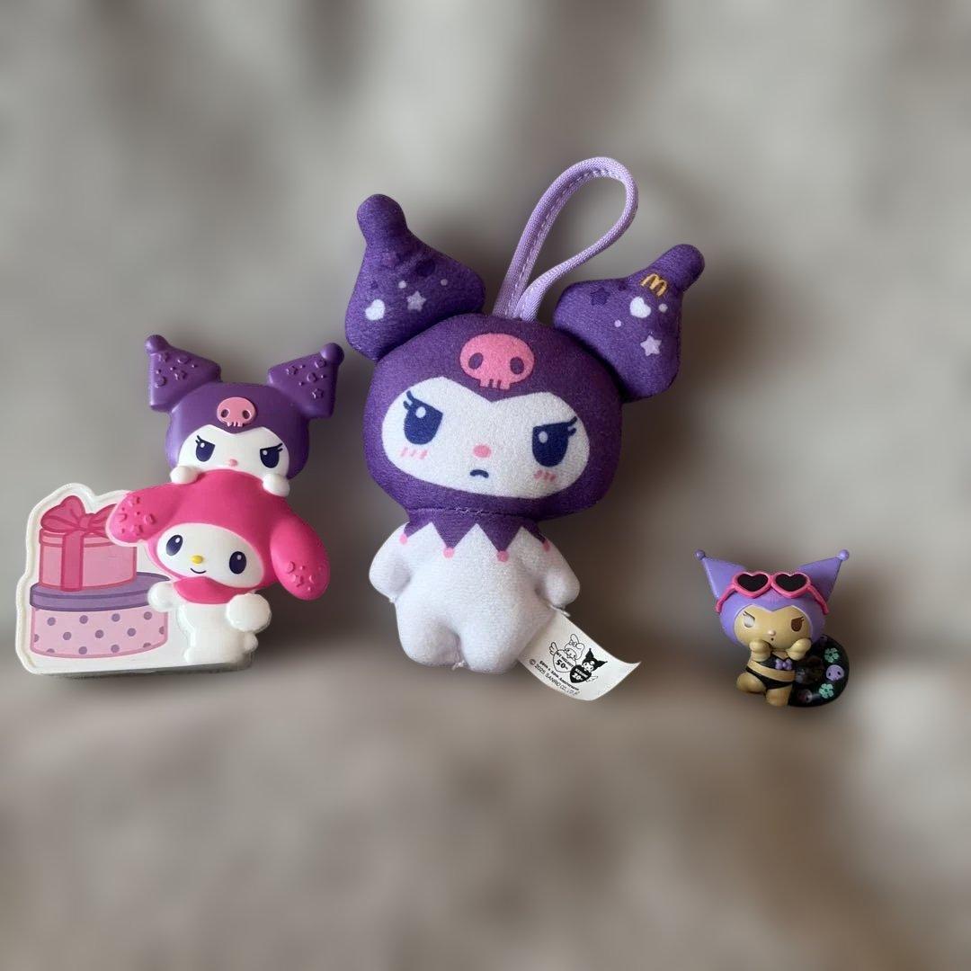 Chromy My Melody Mascot Figure 3-Piece Set