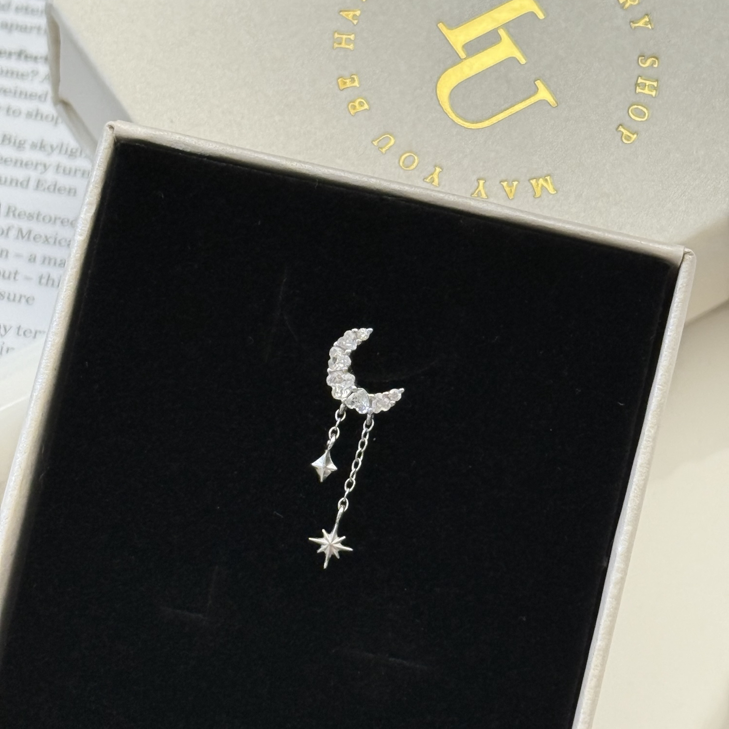 【售完即止】moon (silver)🌙(925纯银耳环)