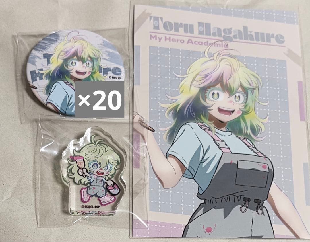 My Hero Academia Boku no Hero Academia Can Badge Tokyu Hands DIY Toru Hagakure
