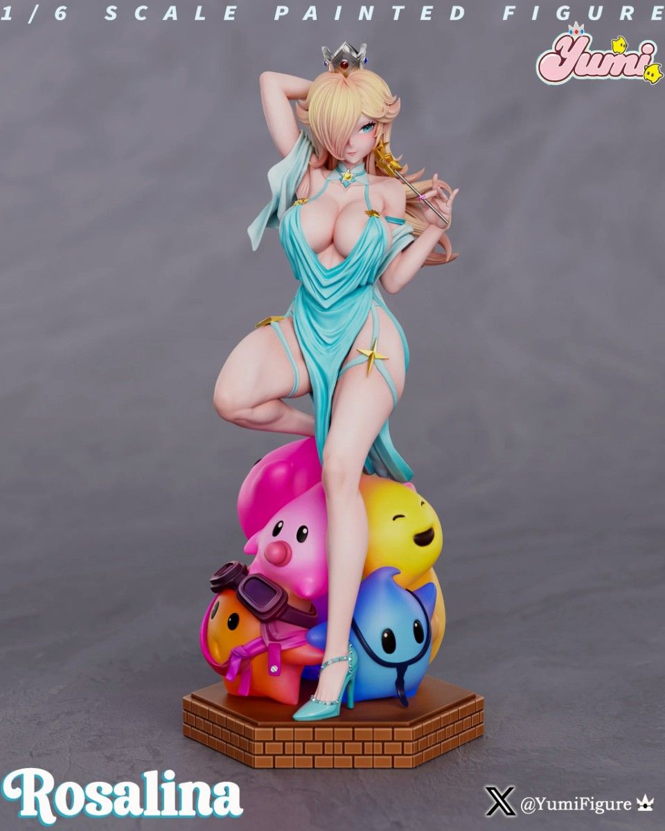 马里奥 罗莎塔公主 1/6 雕像 Yumi Figure 涂装完成品 手办