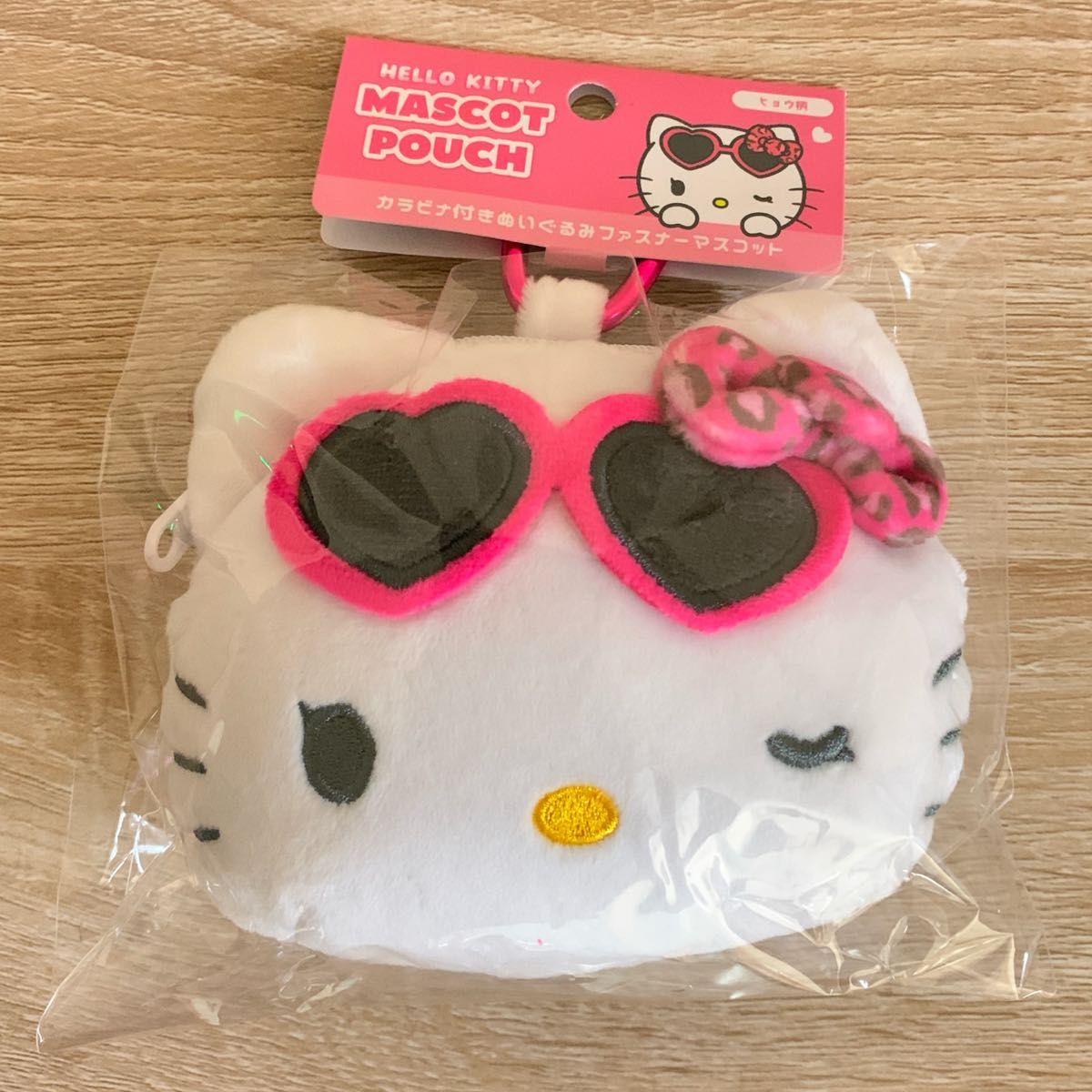Stuffed Fasner Mascot Hello Kitty With Carabiner