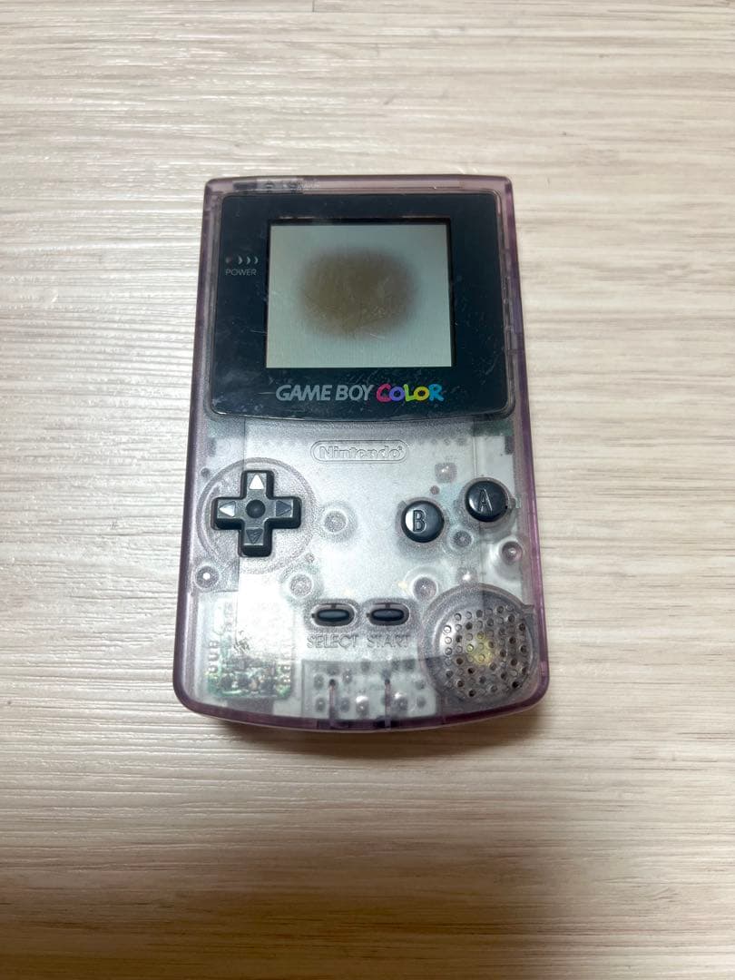 【【已确认可正常运作】Game Boy Color 主机 透明紫色
