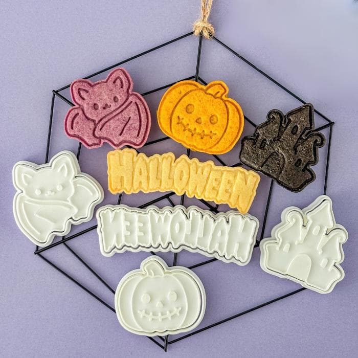 [Halloween Night] 4-Piece Cookie Cutter Set