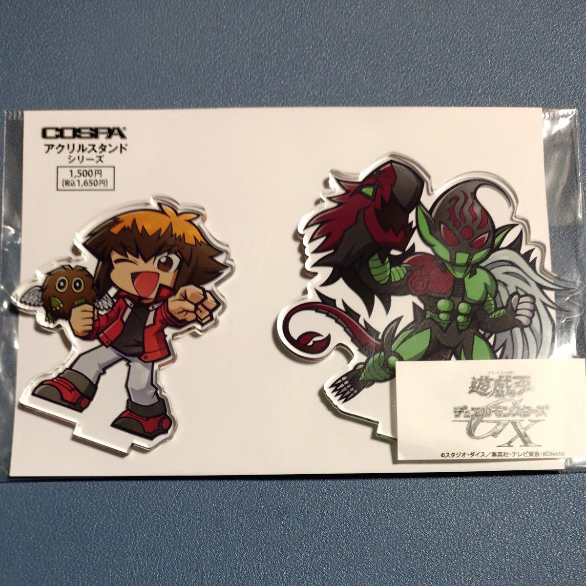 アクリルスタンド 遊城十代&ハネクリボー&E・HERO フレイム・ウィングマン 遊戯王デュエルモンスターズGX ジャンプ