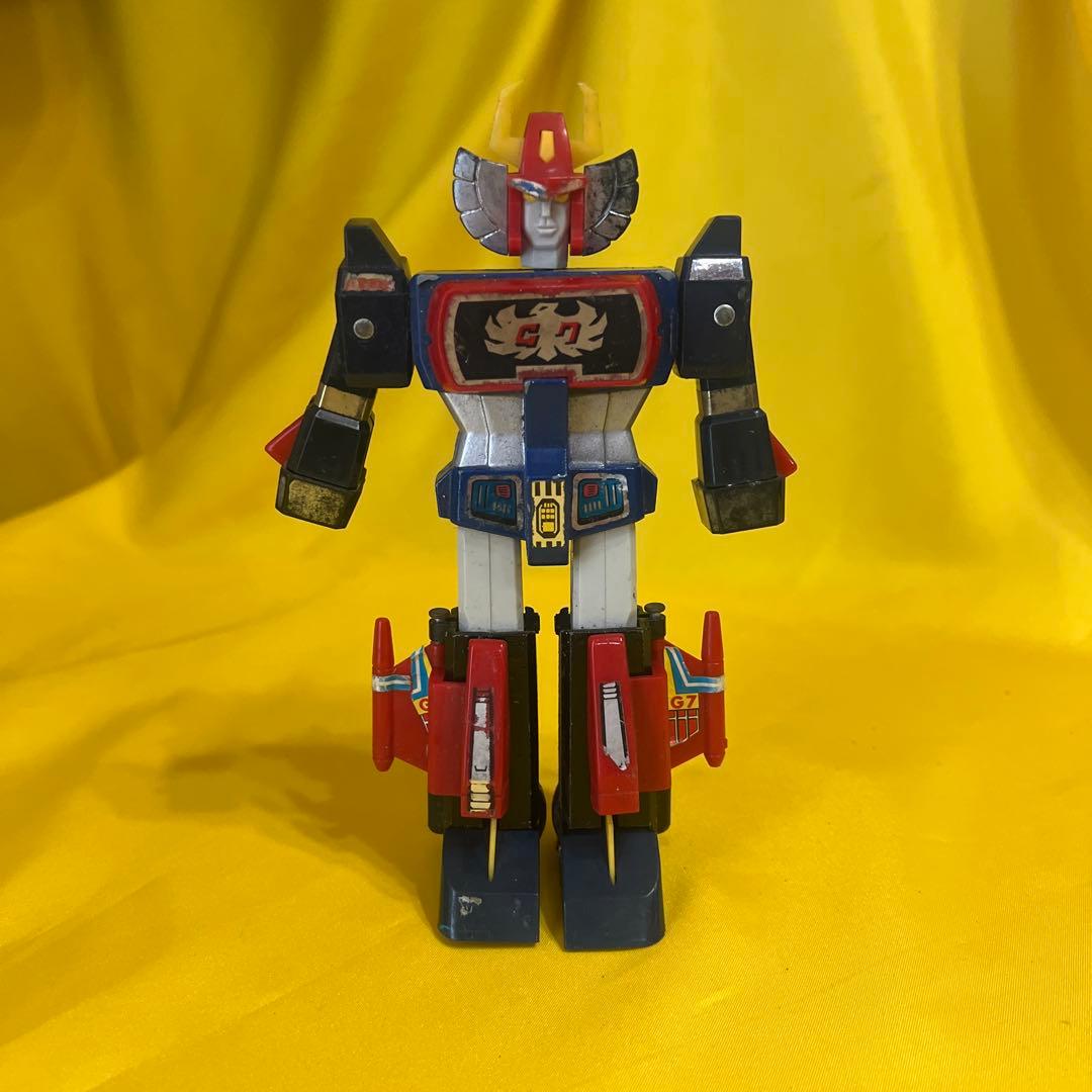 Clover Invincible Robot Trider G7 Super Alloy Showa Retro Original Diecast