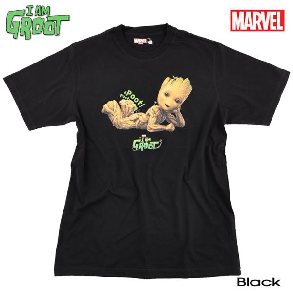 MARVEL MARVEL t恤衫男士短袖GROOT女士格鲁特复仇者蜘蛛侠amecomi商品礼物配对生日礼物