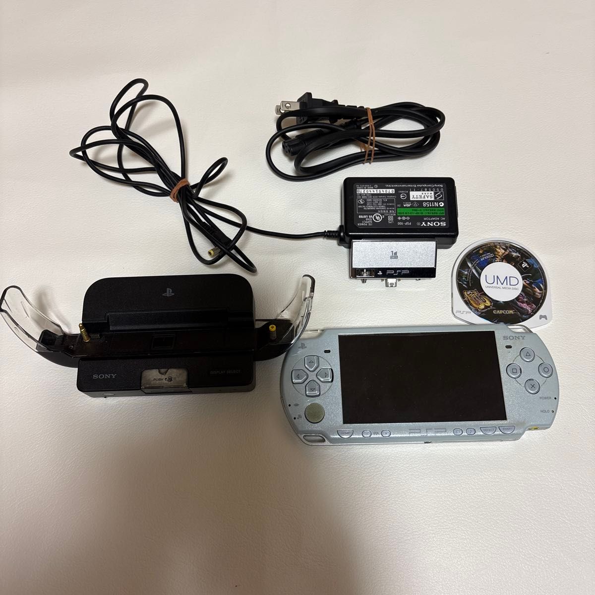 PSP-2000 Console with PSP-S400 Cradle and Other Items