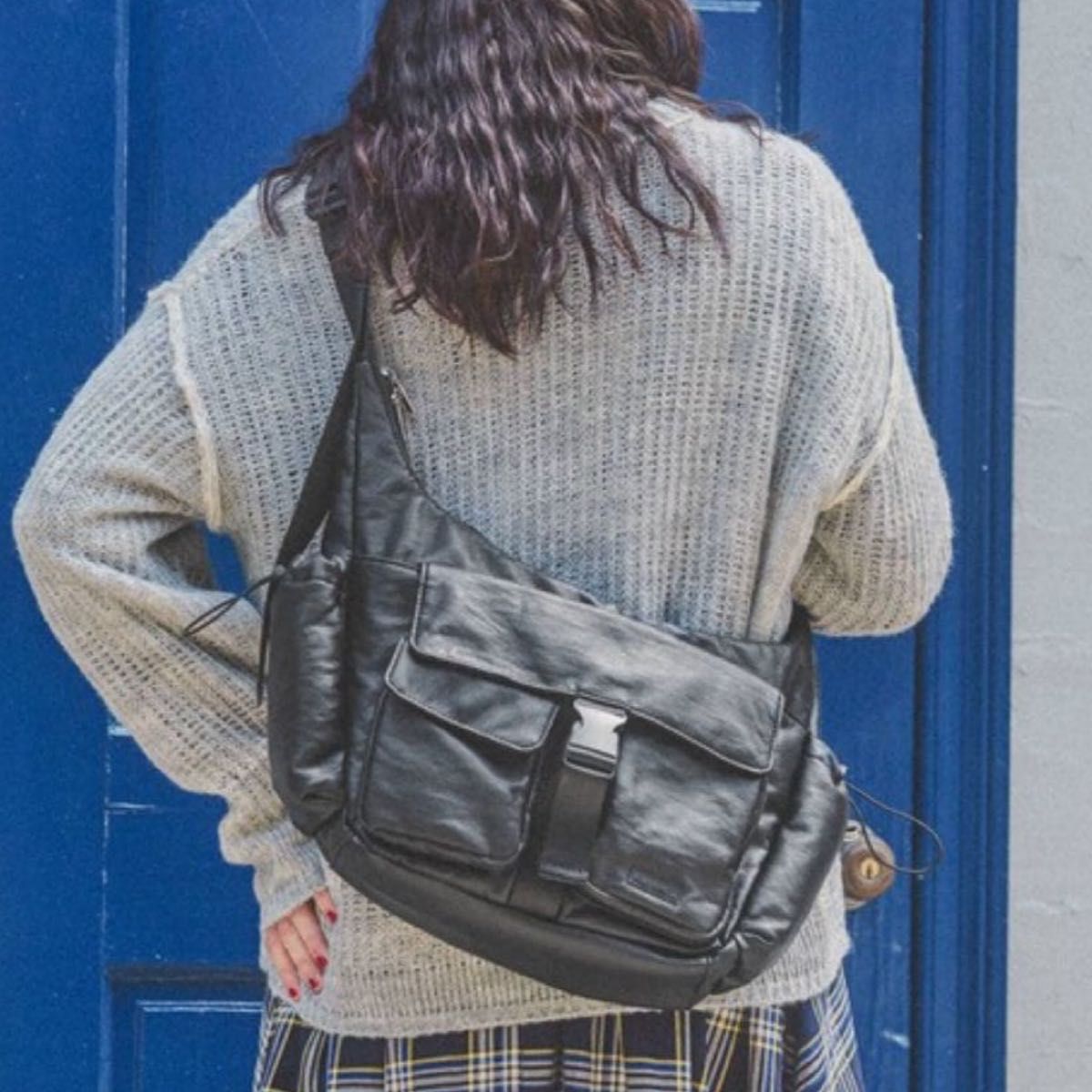 niko and... Original PU Buckle Shoulder Bag