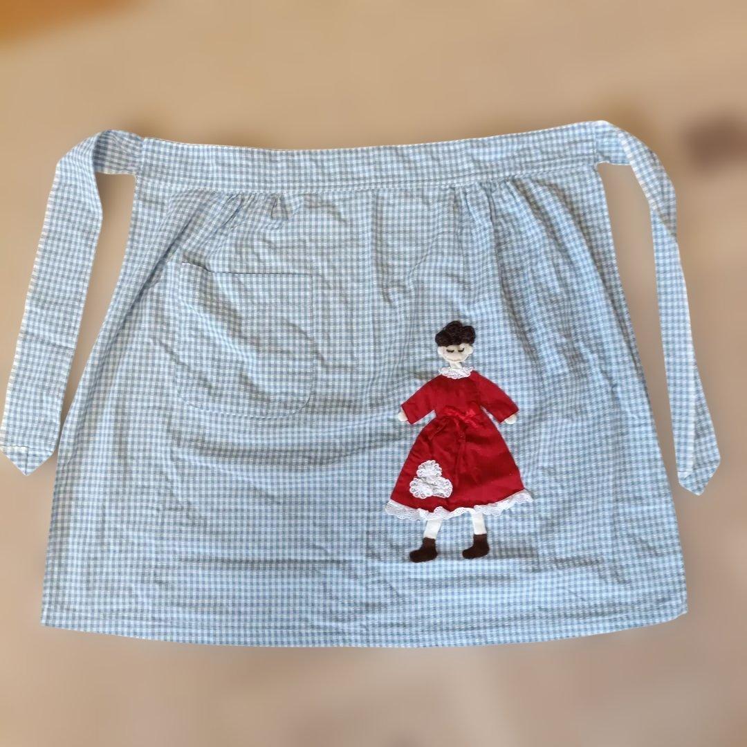 Unused Waist Apron with Applique
