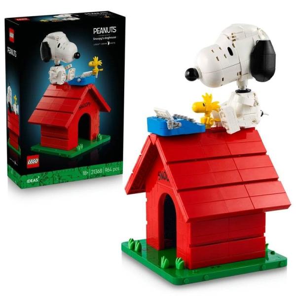 【2026年6月1日发售】乐高LEGO创意花生: 史努比的狗窝动物生物室内装饰时尚玩具生日play